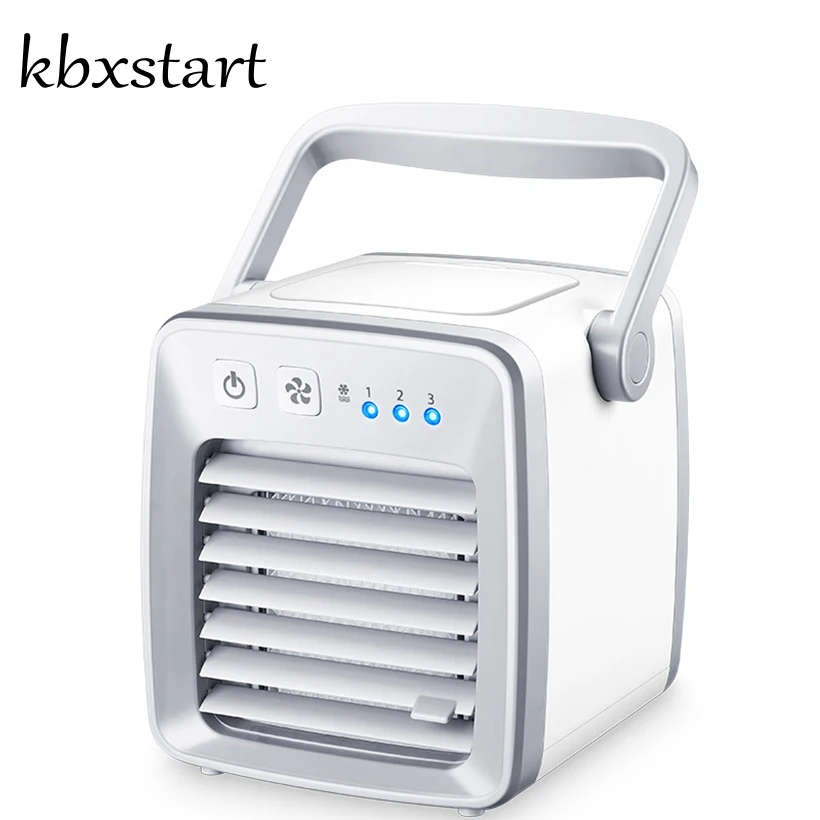 Kbxstart Evaporative Water Air Cooler Personal USB Desk Fan 12V Car Air Conditioner Mini Climatiseur Portable Maison For Room