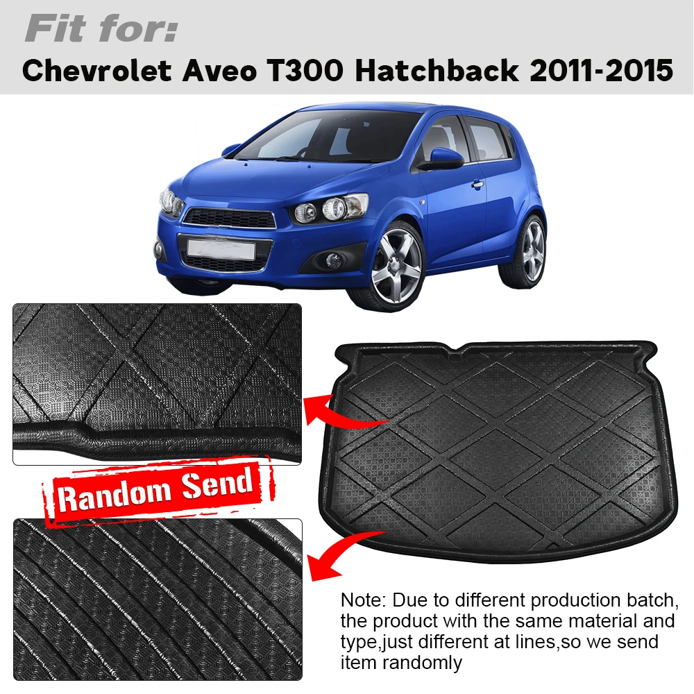 Buildreamen2 для хэтчбека Chevrolet Aveo T300 2011 2015 коврик багажника автомобиля поднос