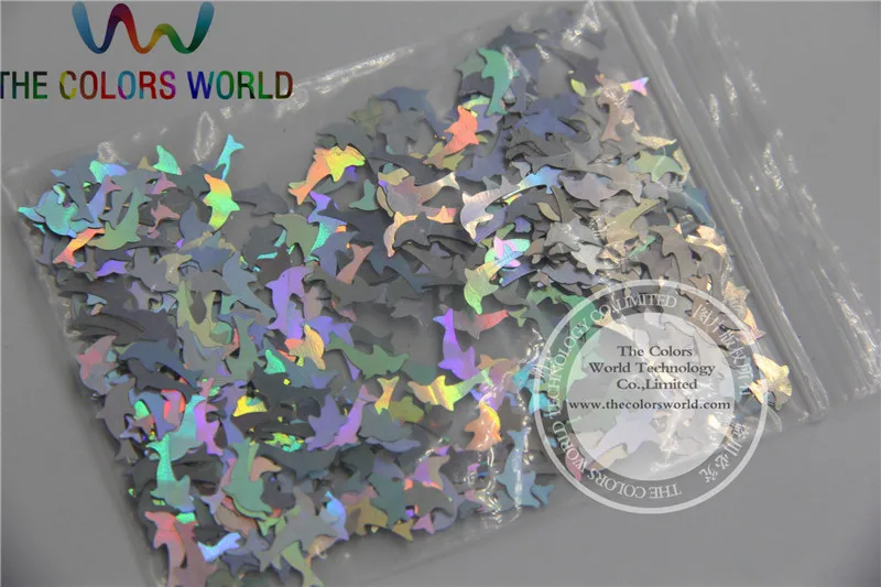 10 мм Размер растворяющий utra тонкий Дельфин в форме рыбы голографический