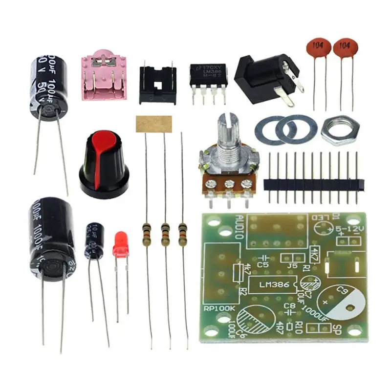 Электронный комплект печатная плата LM386 супер мини усилителя 3V 12V усилитель