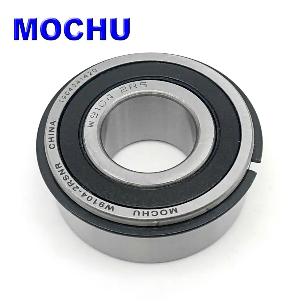 MOCHU W9104 2RSNR 2RS 19 05x42x17. 462 Однорядный глубокий шариковый подшипник с канавкой и