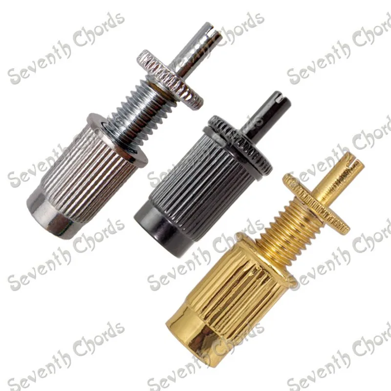 

2 Pcs Bridge Studs Anchors For Electric Guitar Chrome Black Gold For Choose Mount Diameter 4MM Guitar Accessories Parts