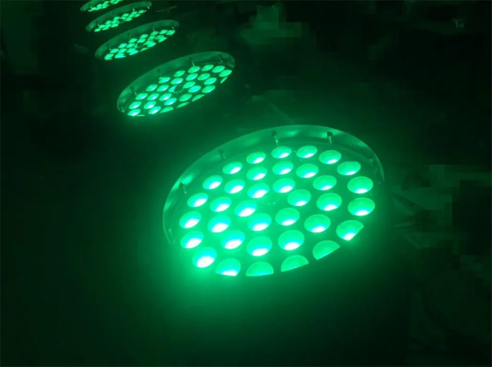 36x12w 4in 1 LED Moving Head Light 12W RGBW + UV сенсорный экран для DMX512 сценического Света