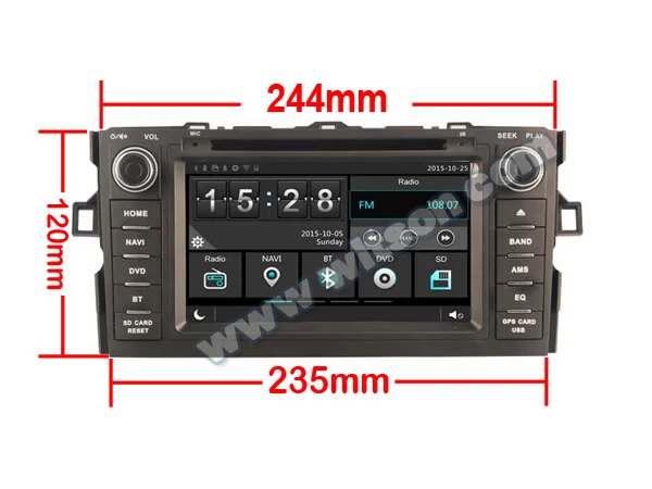 WITSON Android 9 1 2 Гб RAM 16 FLASH CAR RADIO для TOYOTA AURIS 2007 2011 GPS Авто Стерео навигация + DAB OBD TPMS DVR