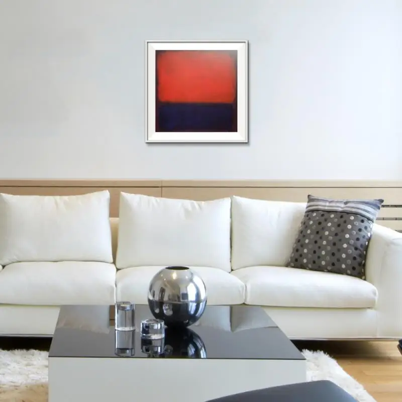 Безрамочное масло в абстрактном американском стиле Mark Rothko искусство соломы