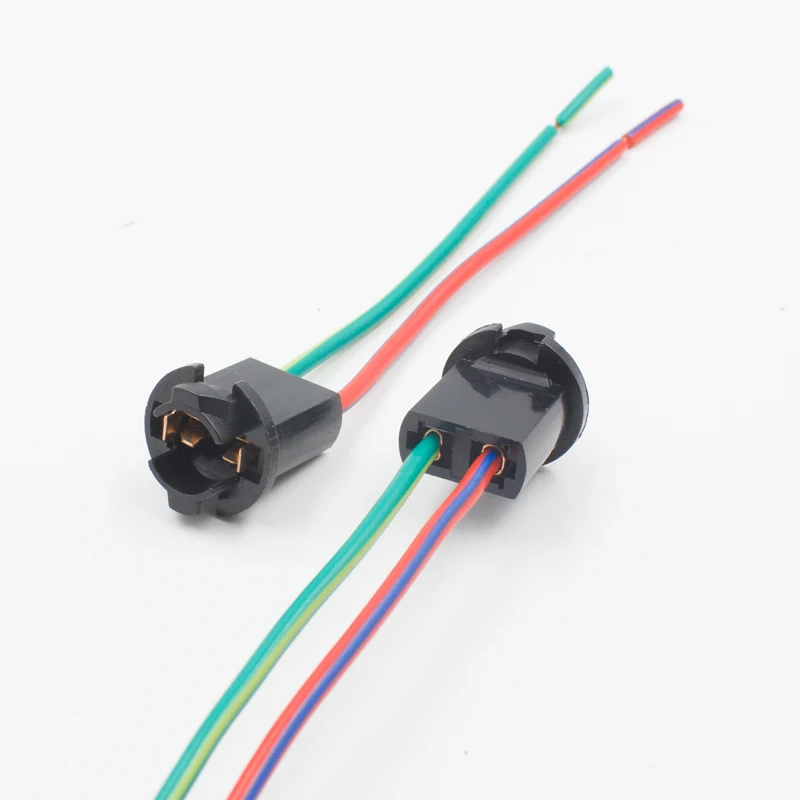 Rockeybright 100-500 шт t10 w5w 194 адаптер для светодиодной лампы Основание держателей резиновые переходники светодиодные панели Стоп лампа Разъем t10 разъем