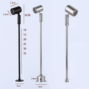 4 шт. 1 Вт Мини светодиодный прожектор для поверхностного монтажа, потолочные светильники для дисплея настенных светильников 101520253035 см