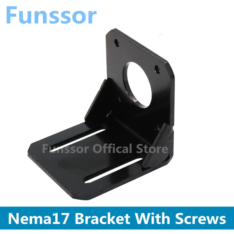 Funssor 3D части принтера Nema17 кронштейн шагового двигателя сталь 42 Шаг Мотор