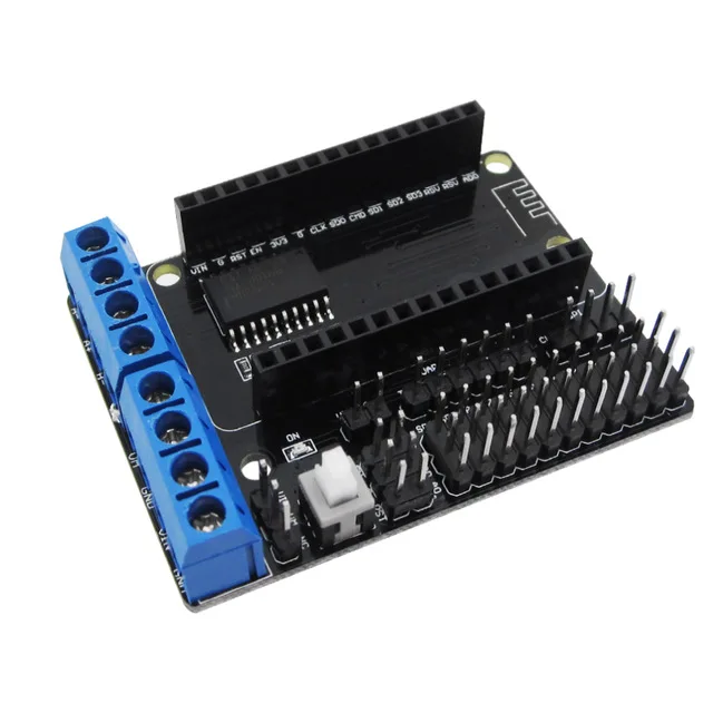 NodeMCU щит для платы двигателя L293D телефона от ESP8266 esp 12E kit diy rc toy wifi smart car remote Control|board