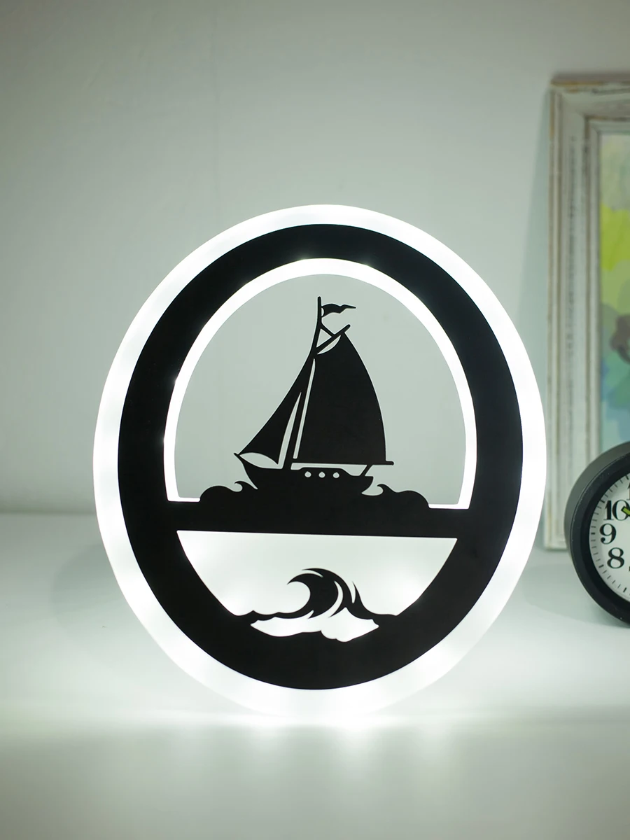 Акция на день рождения/Творческие Подарки к Рождеству Акриловые USB LED ночные