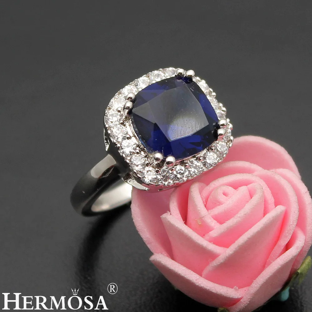 Hermosa Grace подарок блестящие королевские женские ювелирные изделия модное кольцо