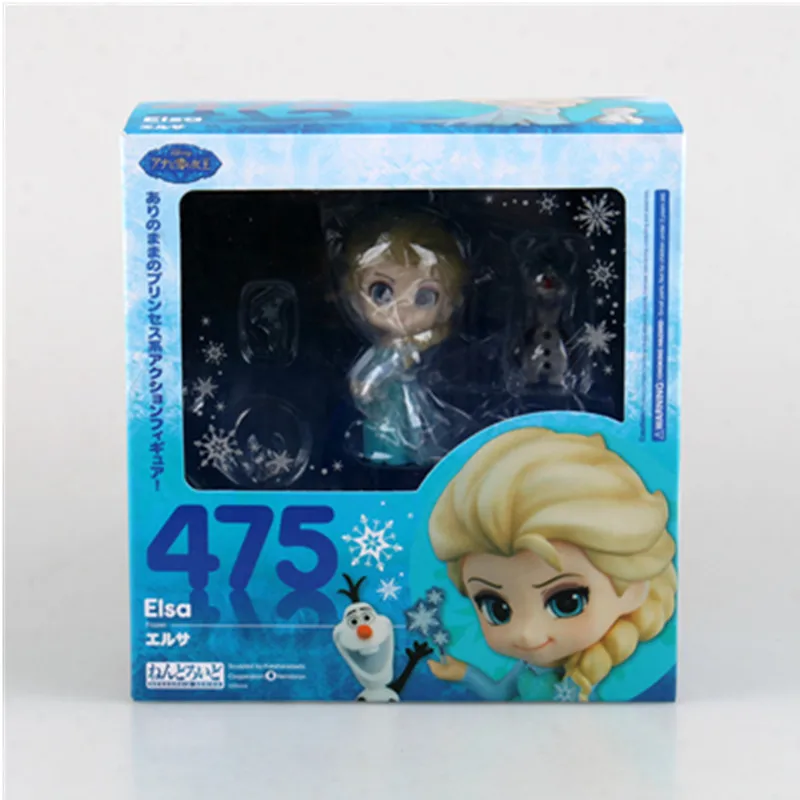 Disney новейшая Принцесса Эльза Олаф 21 см с коробкой Коллекционная модель из ПВХ
