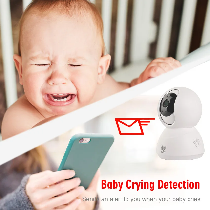 Full HD 1080 P 720 Крытый WiFi ip камера видеонаблюдения мини безопасности ночного видения