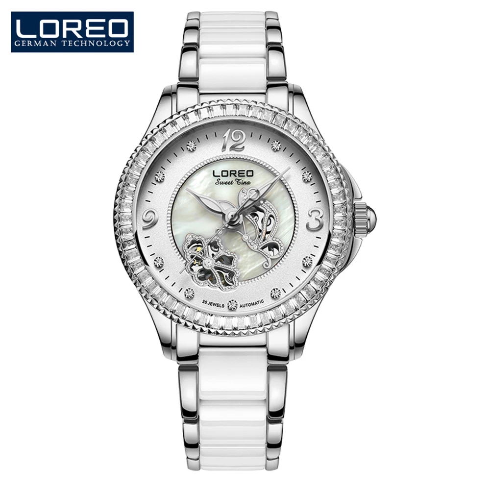 LOREO 2019 Дамский Алмазный дисплей женские роскошные брендовые белые простые