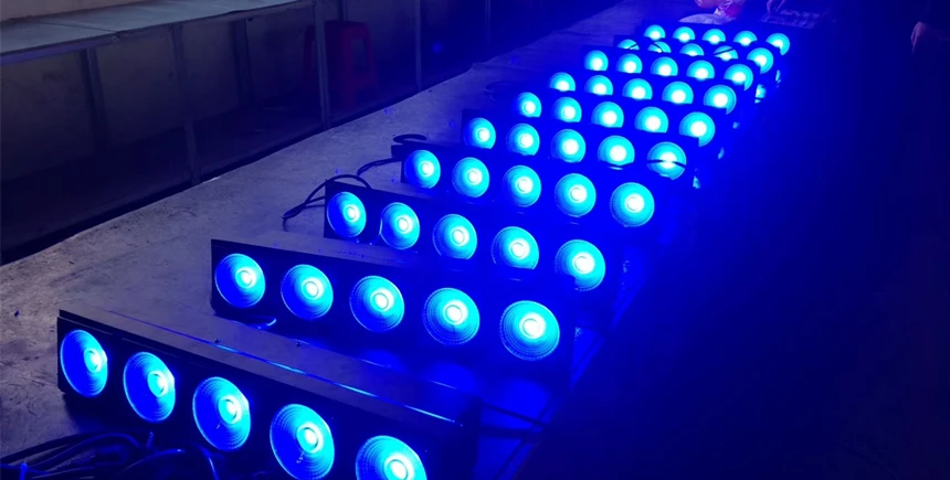 5x30 Вт RGB 3в1 COB светодиодный матричный светильник светодиодный барный светильник DMX512 светодиодный светильник для улицы/прожектор DJ/бар/вечерние/шоу/сценический светильник