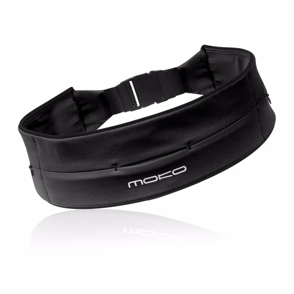 Поясная Сумка для бега ремень MoKo Runners 3 кармана поясная сумка пояс фитнес