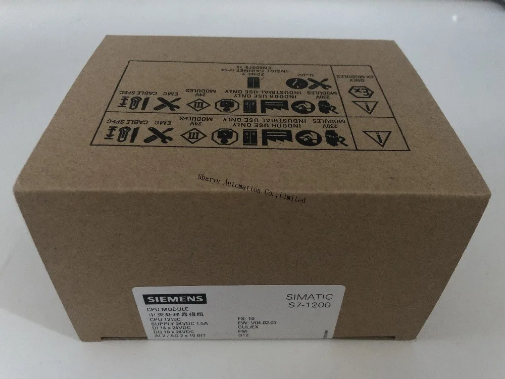 Оригинальный SIMATIC S7 1200 CPU модуль 6ES7215 1AG40 0XB0 1215C компактный 6es7215 1ag40 0xb0 2 PROFINET порты на