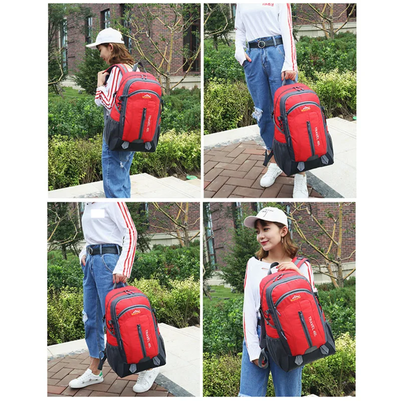 

Women's Outdoor Sports Backpack Running Climbing Camping Mountain Ski Backpack For Men's Usb Outdoor Sports Skiing Backpack 40L