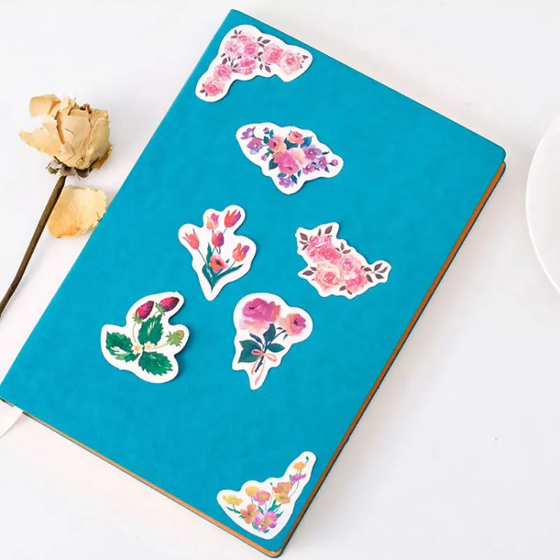 Милые бумажные стикеры 45 шт./лот с цветами украшение сделай сам альбомный дневник