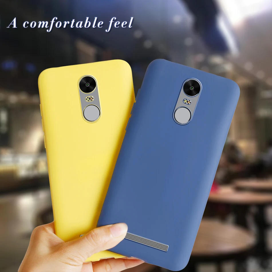 Для Xiaomi Redmi Note 3 Pro 150 мм чехол сплошной цвет мягкий силиконовый Обложка для