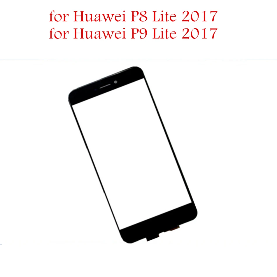 Для Huawei P9 Lite 2017/ P8 2017 сенсорный экран передняя стеклянная панель переднее внешнее