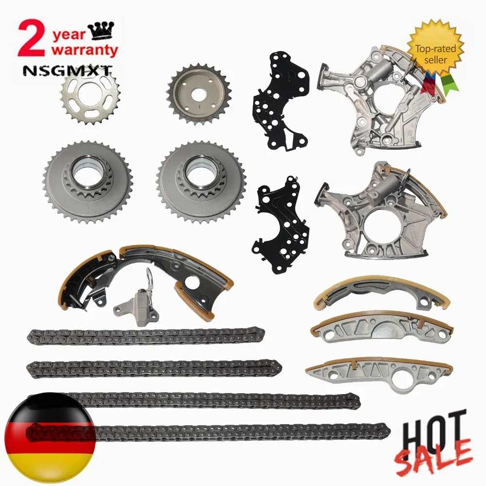 

AP01 Full Kit Timing Chain Tensioner Gasket For Audi A6 A4 A6 Q7 A8 R8 2.4L 3.2FSI For Audi Allroad Avant Saloon Convertible