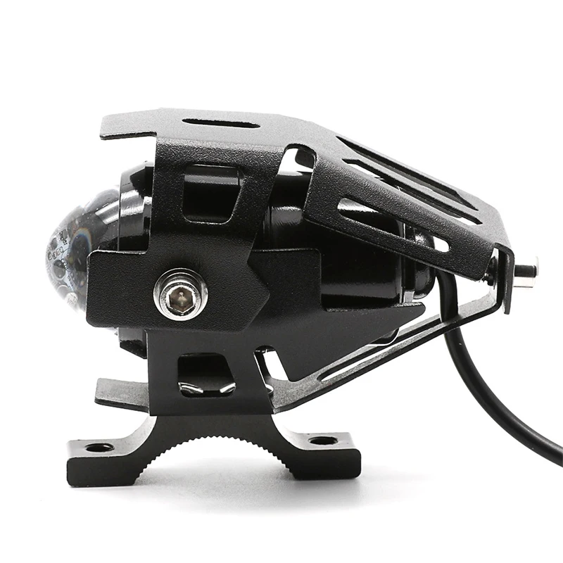 Led moto rcycle фара противотуманная точечная фара для скутера moto rbike moto rcycle передние фары лампы мопед 2 шт. мини U5 12 В мото свет