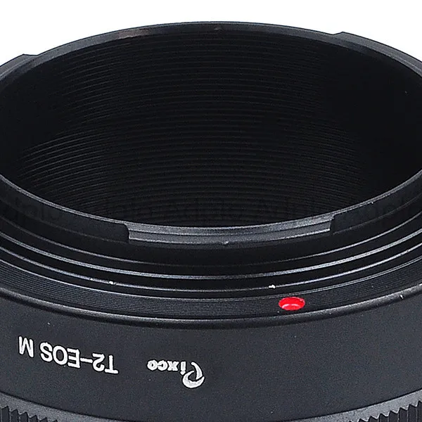 Адаптер для объектива подходит Т образного крепления T 2 кольца камеры Canon EOS M|lens