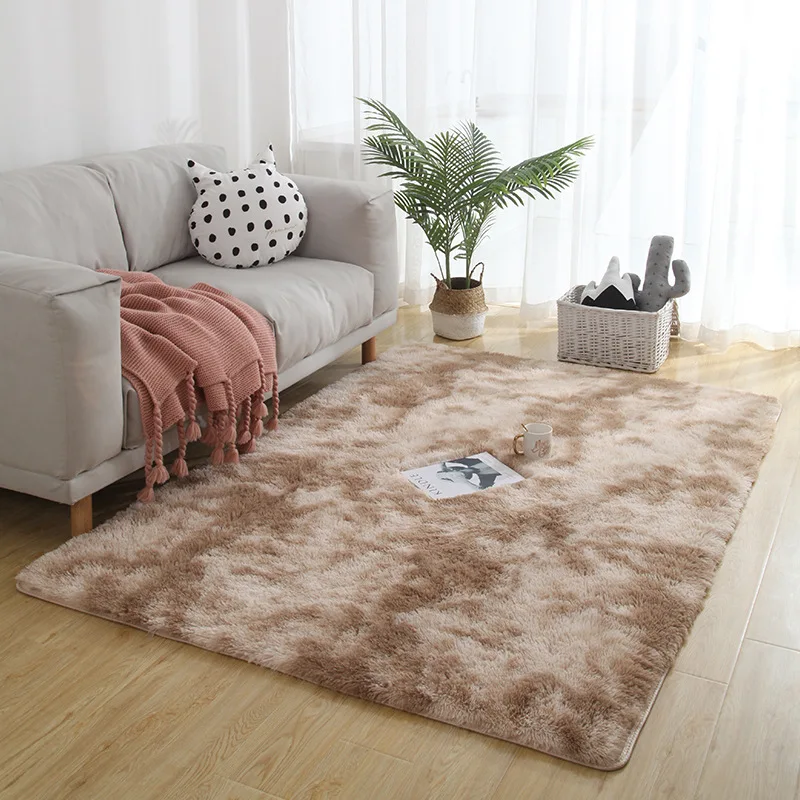 Мягкие Меховые коврики из искусственной овчины для спальни напольный ворсистый