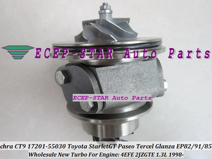 Бесплатная доставка CT9 турбо CHRA картридж Core 17201 55030 64190 для TOYOTA Starlet 4EFE 4EFTE EP82 EP91 EP85