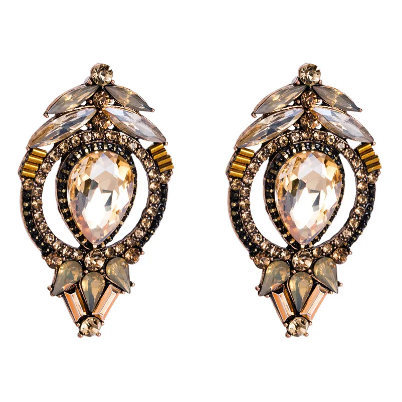 ADOLPH Star Jewelry винтажные хрустальные глаза Boho женские серьги гвоздики модные