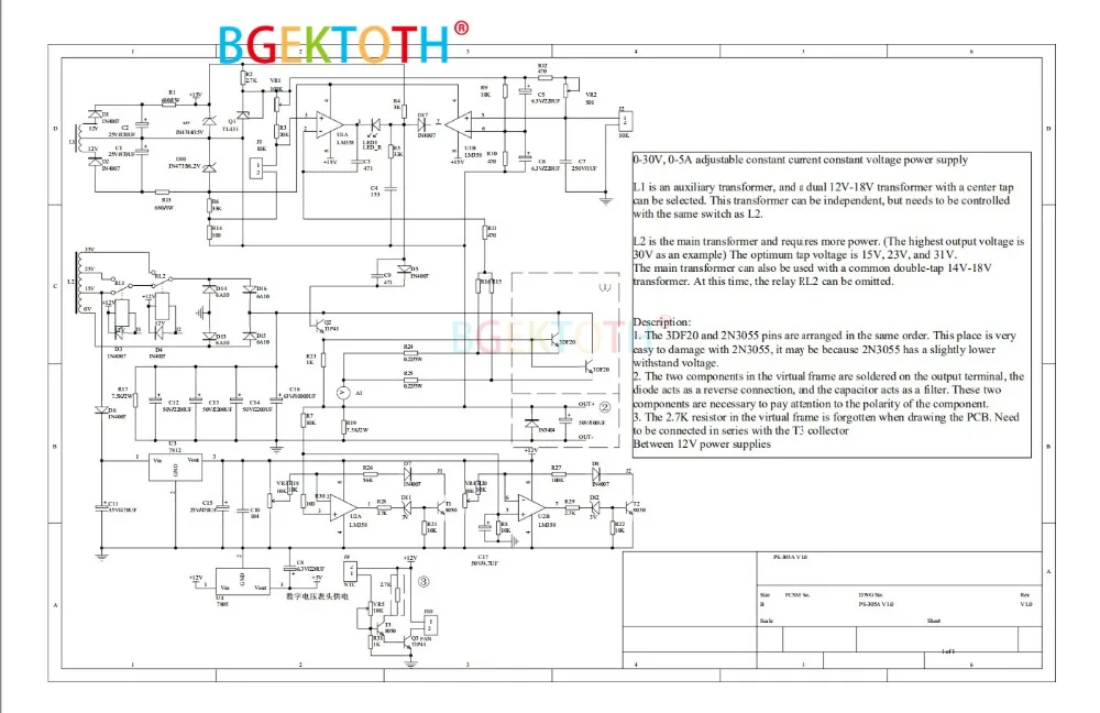 Регулируемый DC-DC Регулируемый источник питания DIY Kit 0-35V 0-5A