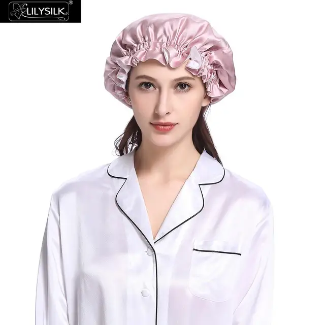 Lilysilk Double Silk Night Sleep Cap 