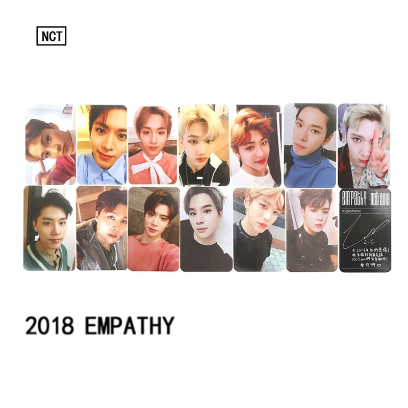 Новое поступление K pop NCT U 127 карт многоцветная версия 2018 бумажная Фотокарточка