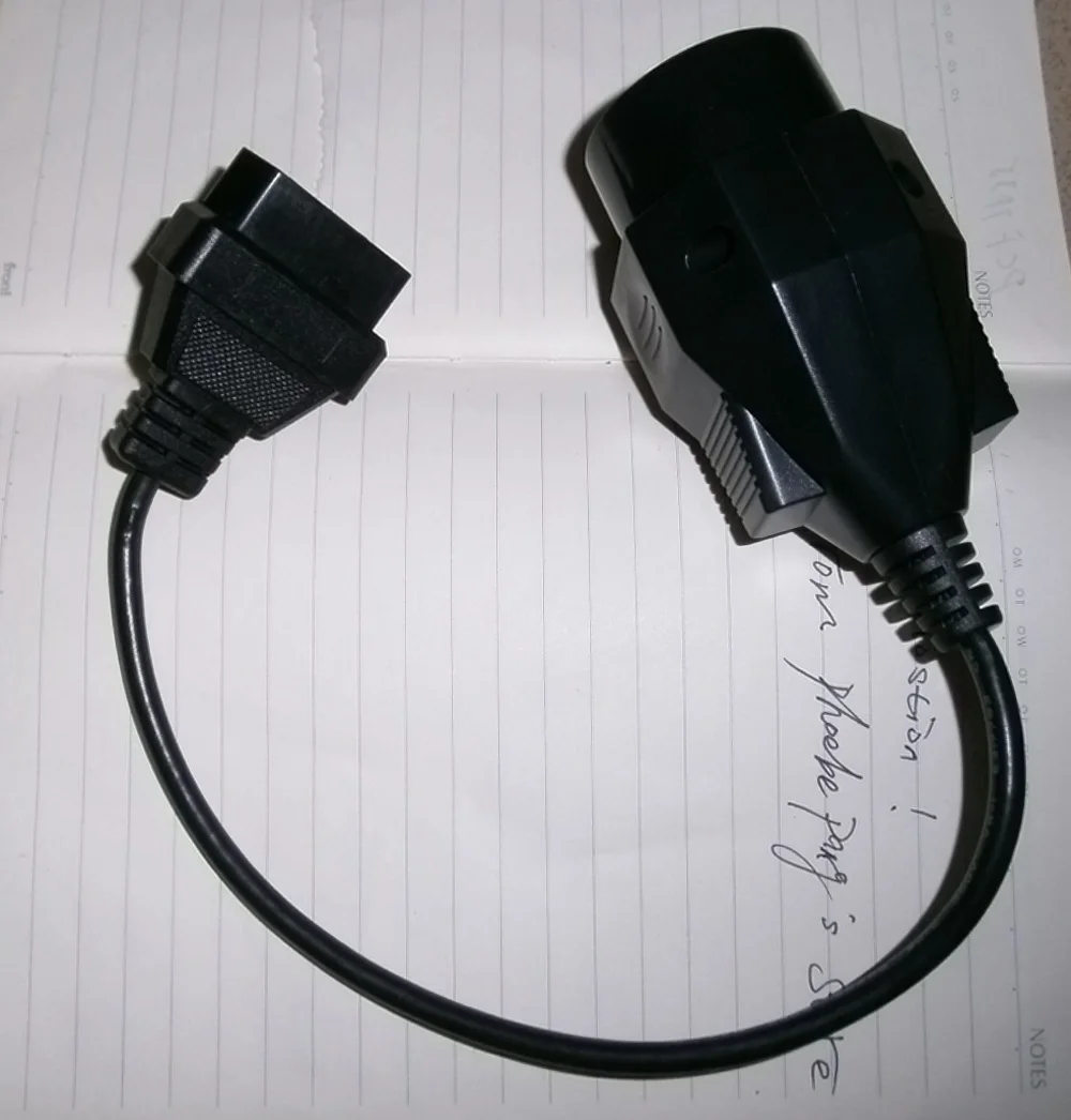 Оптовая продажа 100 шт. OBDII OBD2 круглый диагностический разъем кабель сканер