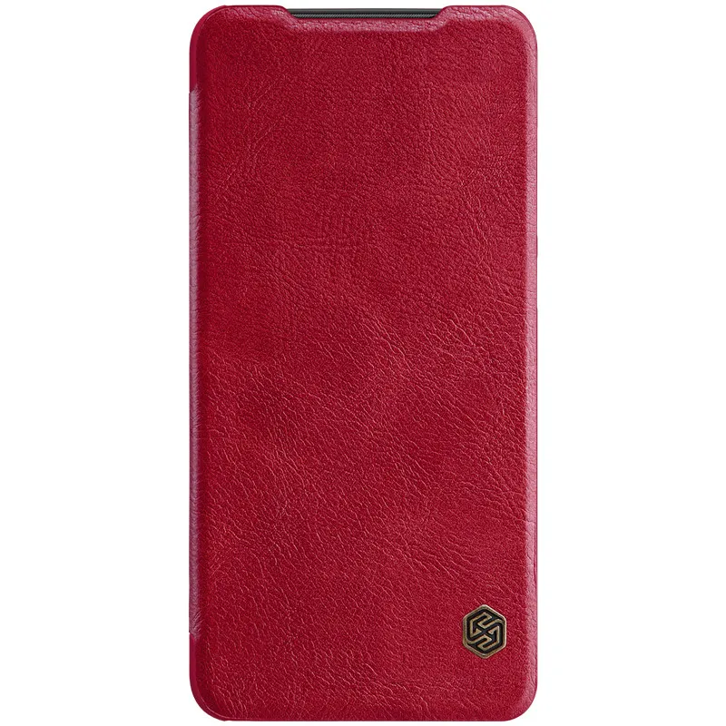 Для Xiao mi 9 mi 9 Explore ore Case NILLKIN Qin Бизнес Флип кожаный чехол для Xiao mi 9 mi 9 Explore ore слот для карт задняя крышка чехол для телефона - Цвет: Red