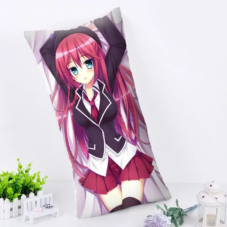 Хобби Express милые Trinity Seven Аниме Chibi прямоугольник подушка Dakimakura крышка RPC55|dakimakura