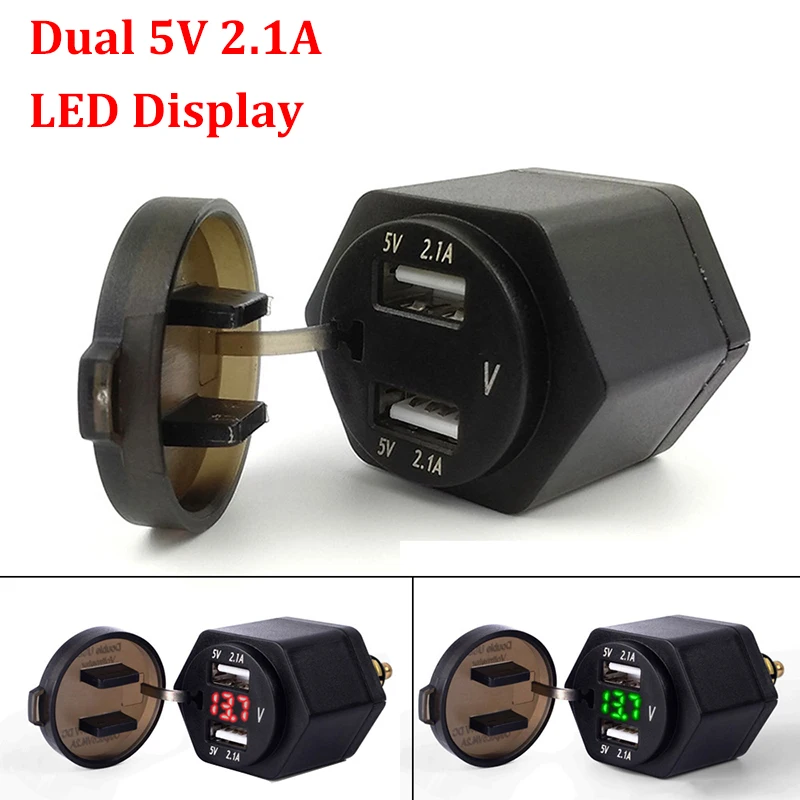 Автомобильный прикуриватель с двумя USB портами 4 2 А|Зажигалка| |