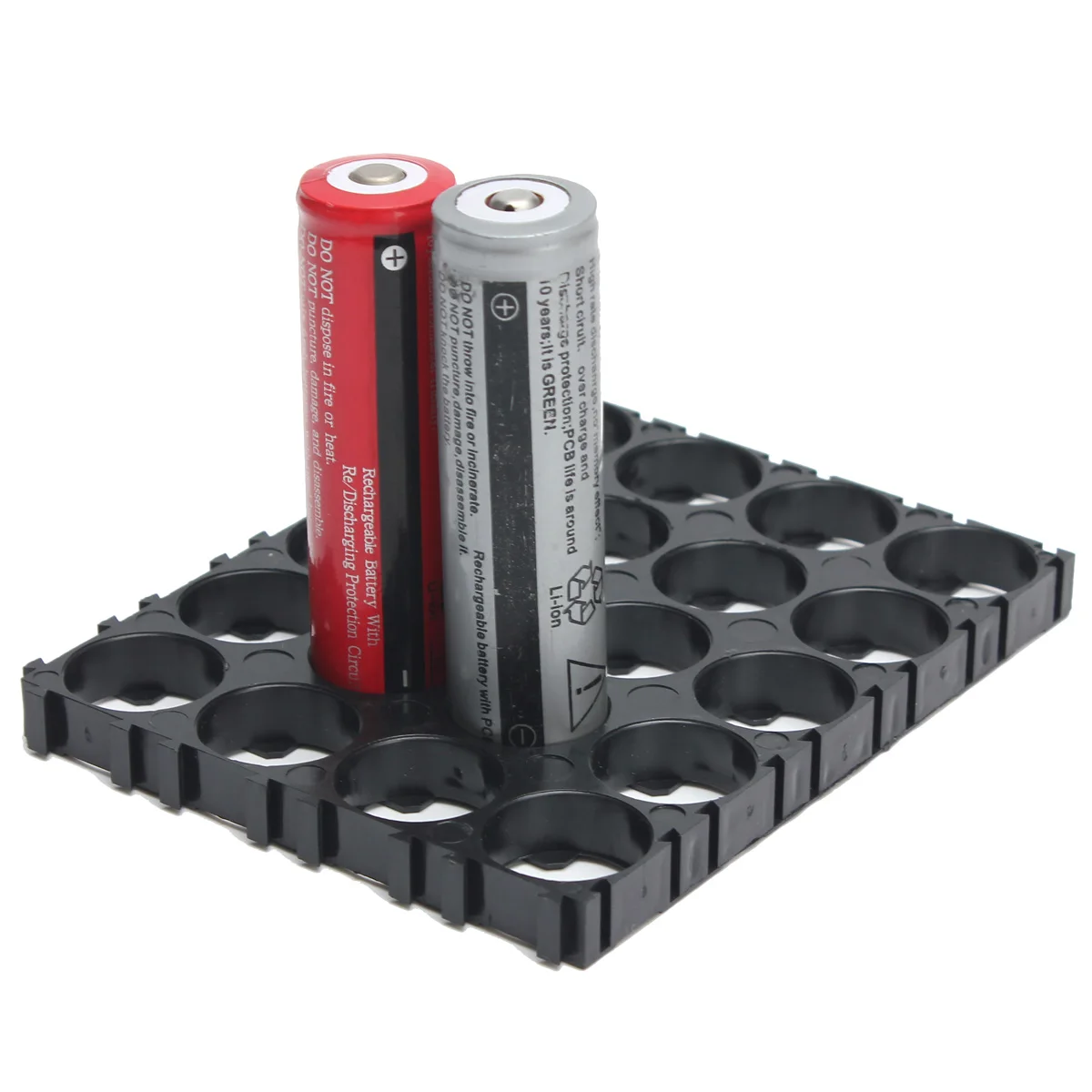 Высококачественная 4x5 клетка Spacer 18650 пластиковый держатель с излучающим корпусом