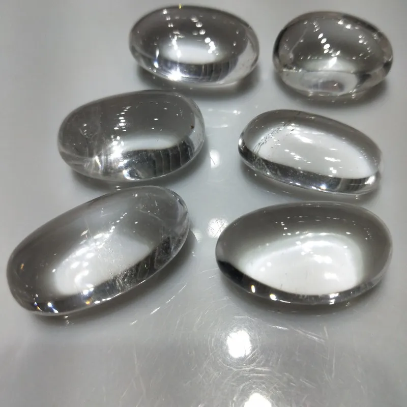 6pcs natural clear quartz crystal Gravel stones crystals specimen reiki healing Rock minerals fish tank home Decoration 30-40mm | Дом и сад