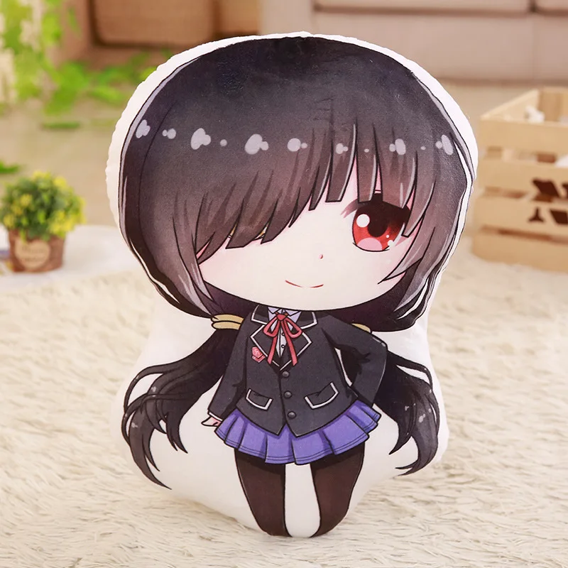 Аниме мультфильм косплей декоративная подушка Дата живой Tokisaki Куруми игрушки