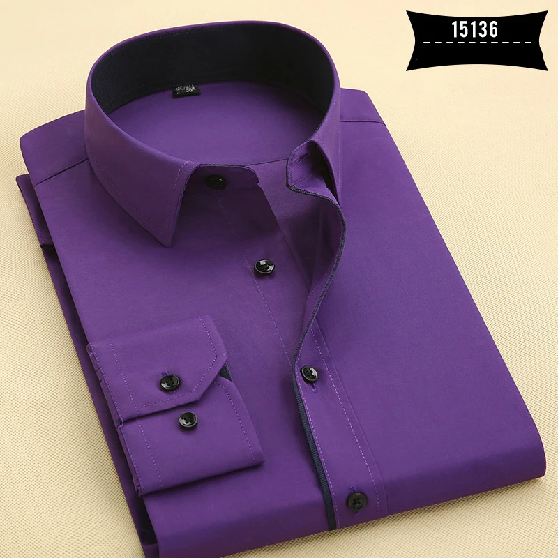 Бесплатная доставка camisa masculina 11 видов цветов S 5XL 2015 модная тонкая рубашка с