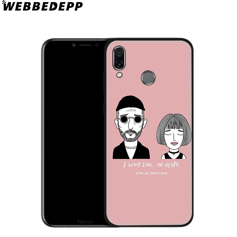 Leon Matilda Natalie Portman Soft Case for Huawei P8 P9 P10 P20 P30 Lite Pro P Smart Z Plus 2019 Y6 Prime 2018 2017 Mini |