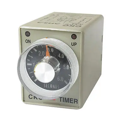 

24V AC 6s ec 0-6s DPDT 8 Pin 8 P терминалы, реле времени задержки