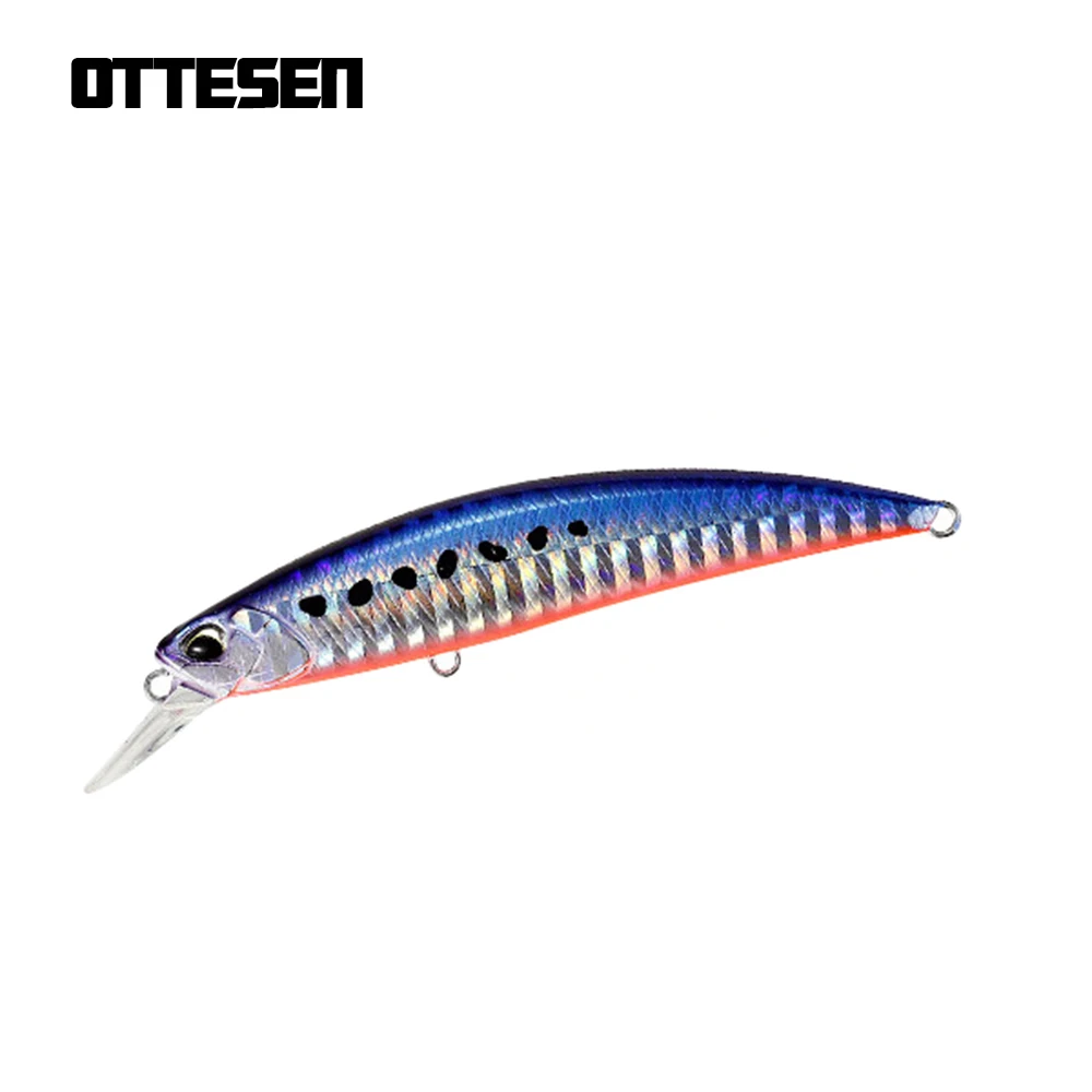OTTESEN 1pcs/lot 110mm 16g minnow fishing lure 3D fish eyes professional quality hard isca artificial bait pesca peche wobblers | Спорт и