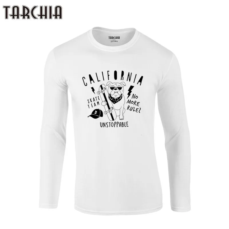 TARCHIA 2021 новый Калифорния с коротким и широким подолом собака брендовая футболка