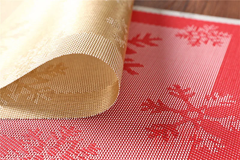 4 шт./лот роскошный отель ПВХ Placemat Домашний Настольный коврик Салфетки сервировочные моющийся маслостойкий изоляционный стол коврики чаша коврики под тарелки Coaster