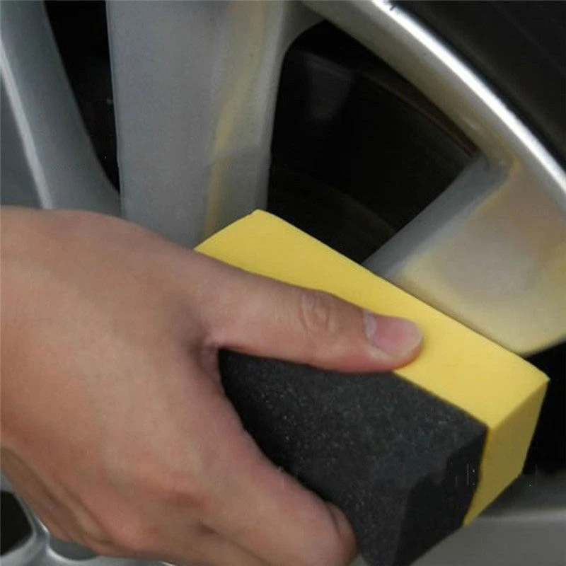 Авто U-Форма шин соединения полировки воска губка дуги края щетка для чистки