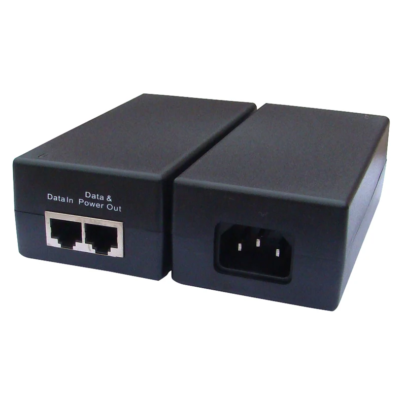 1000M POE инжектор питания через Ethernet адаптер совместимый с IEEE802.3AF 60 Вт|Сетевые