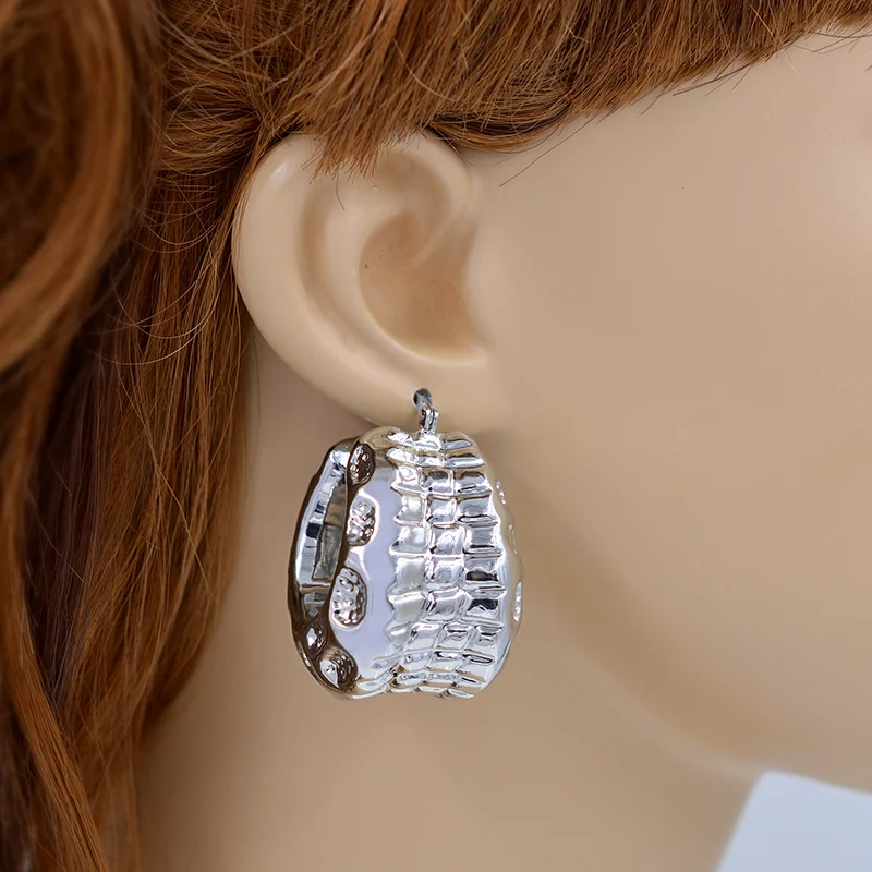 Sunny Jewelry, модные серьги-кольца, ожерелье с кулоном, ювелирные наборы, подарок на день рождения для женщин, медный круглый барабан, вечерние, на каждый день